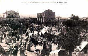 AIN-EL-ARBA - MARCHE ET EGLISE - 1914